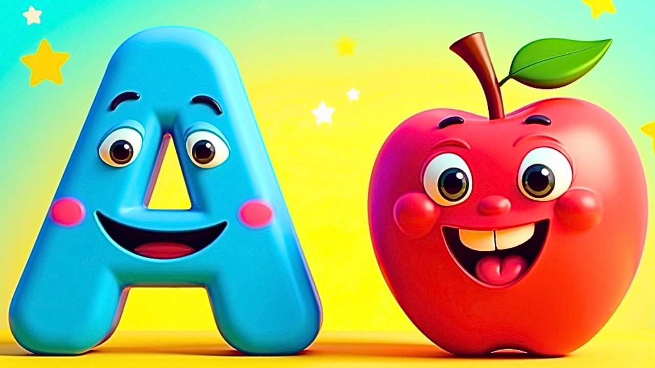 A for Apple 🍎 | ABC Phonics Song for Kids | Alphabet Song | Learn Letters & Sounds | Nursery Rhymes