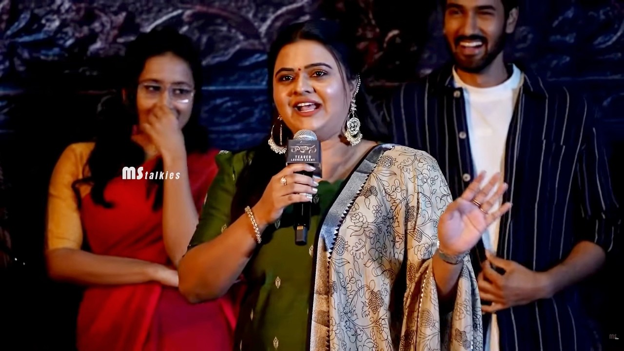 Actress Rohini Speech at Rakasa Movie Teaser Launch Event