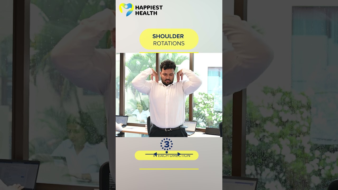 Stretch at work: Shoulder exercises