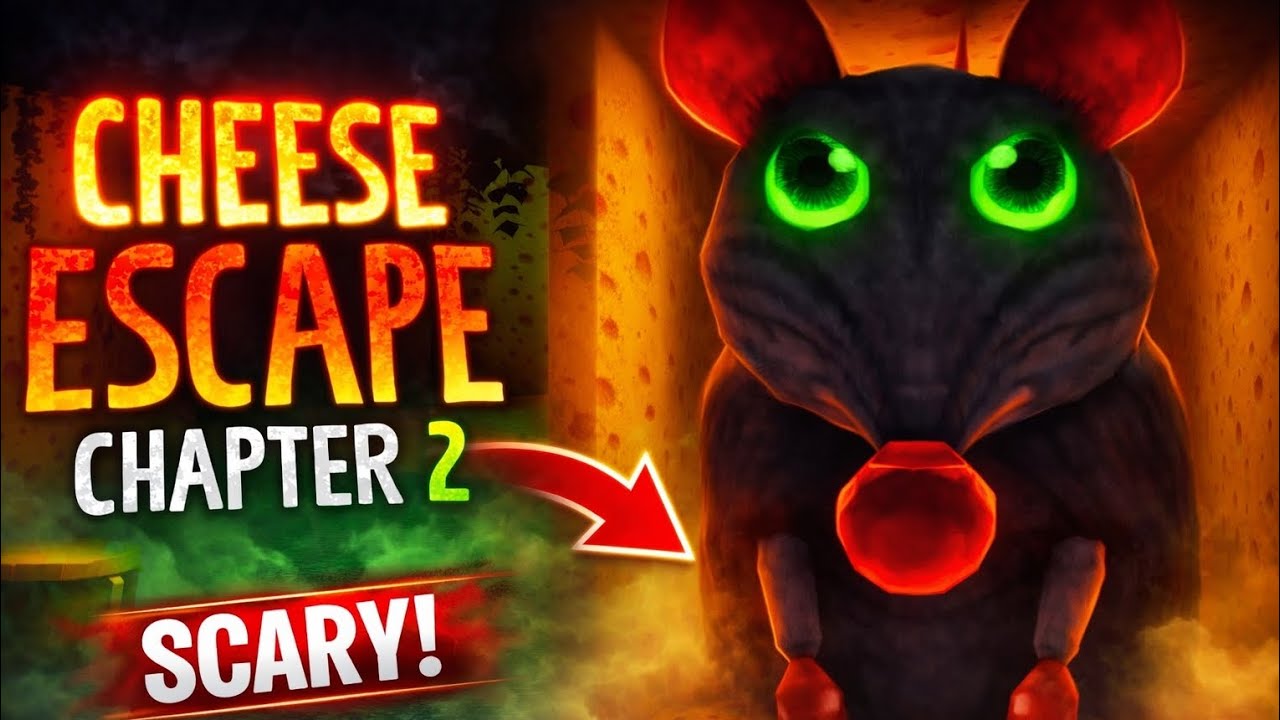 😱 الفأر المرعب يلاحقني! هل قدرت أهرب؟ | Cheese Escape 2