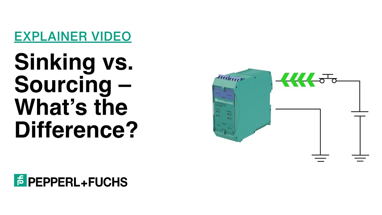 Sinking vs  Sourcing - What's the Difference? | Pepperl+Fuchs