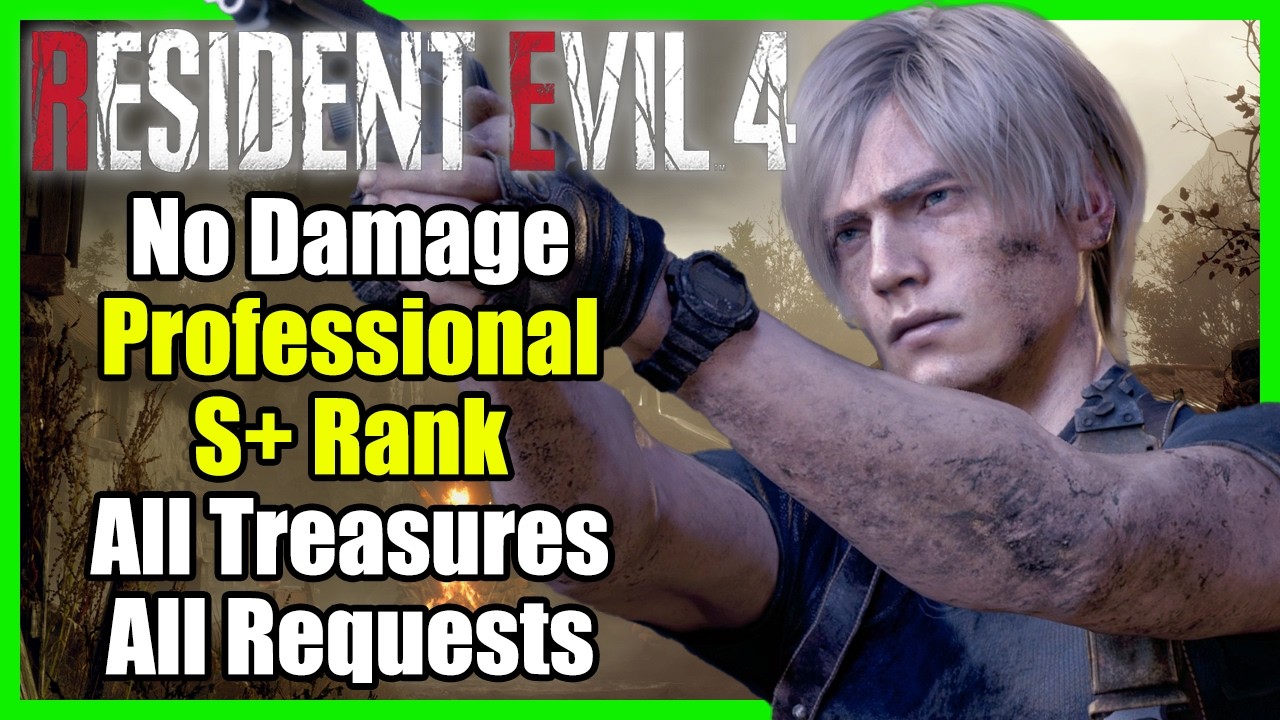 Resident Evil 4 Remake (PC) - No Damage, Professional, S+ Rank (All Treasures, All Requests)