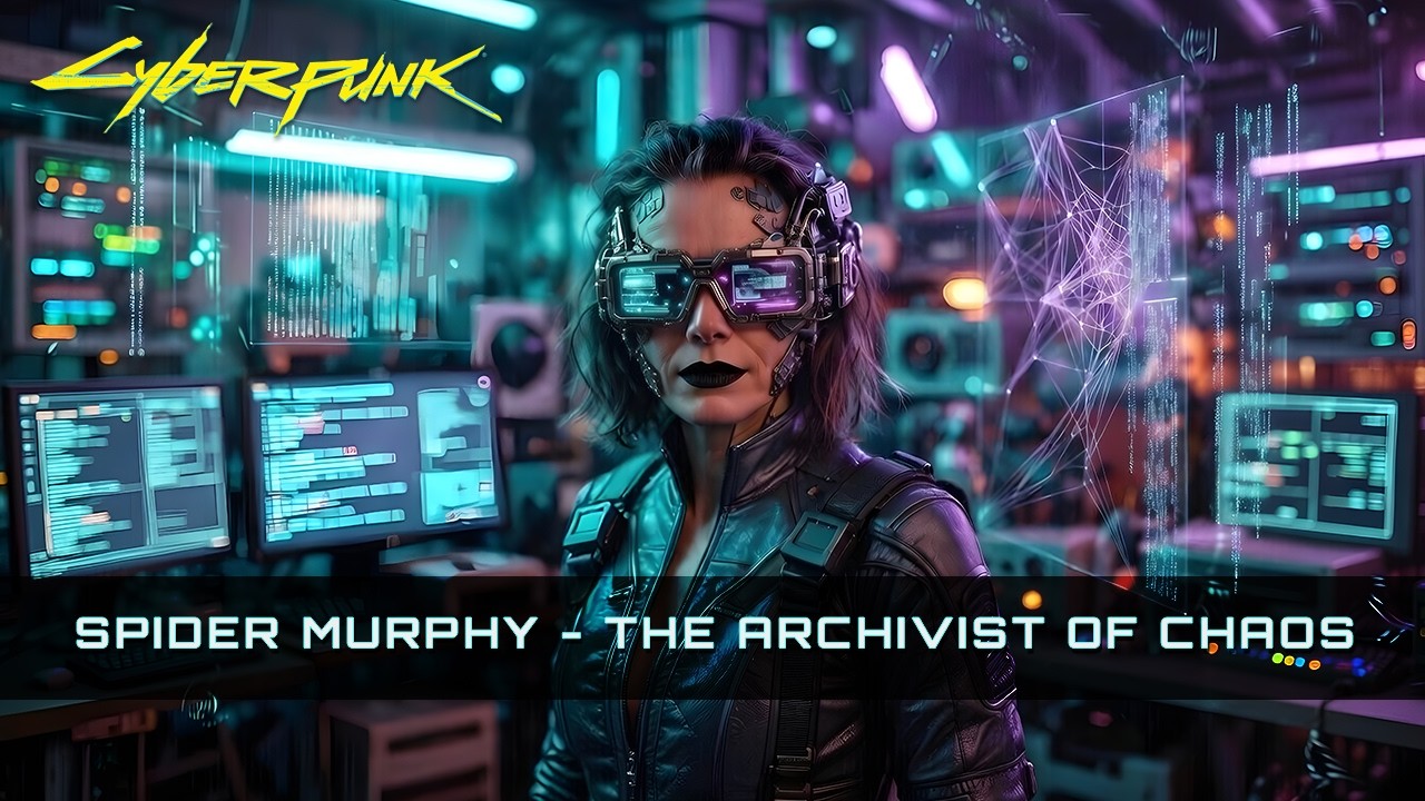 THE ARCHIVIST OF CHAOS - Spider Murphy 🕷️ - Cyberpunk  Industrial Glitch-hop Music