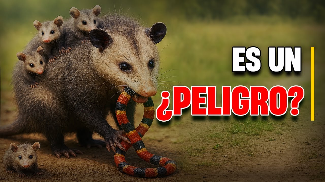 Esto hace El TLACUACHE en tu patio y NADIE lo dice