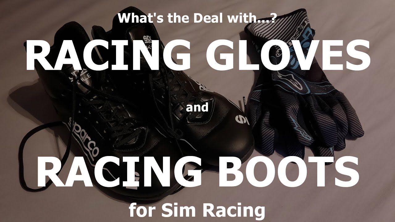 What's the Deal with Racing Gloves and Boots for Sim Racing?