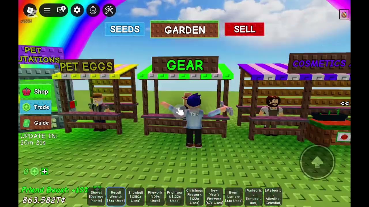 Admin abuse in grow a garden #12 (part 1)