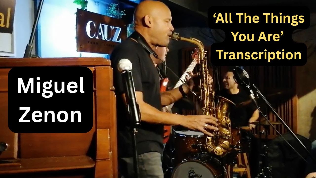 Miguel Zenon - All The Things You Are -  Full Solo Transcription