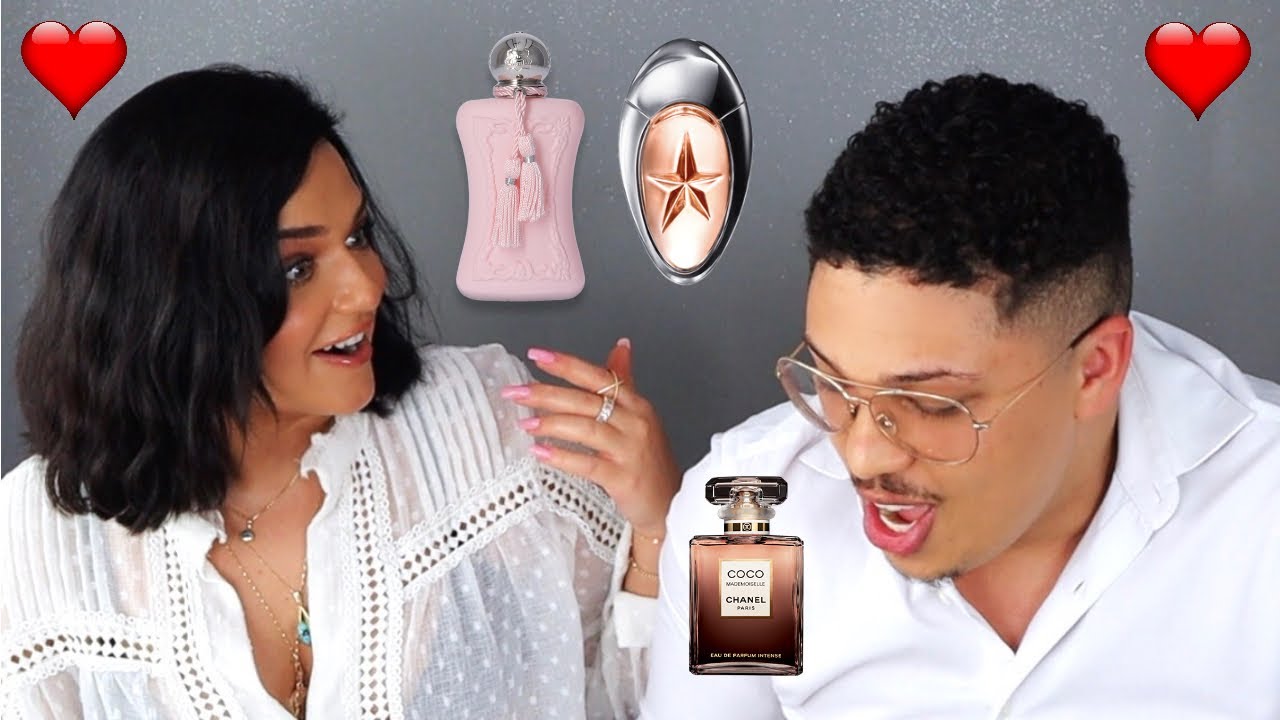 MY BOYFRIEND RATES MY FAVOURITE PERFUMES - MEET MY BOYFRIEND! | PERFUME COLLECTION 2020