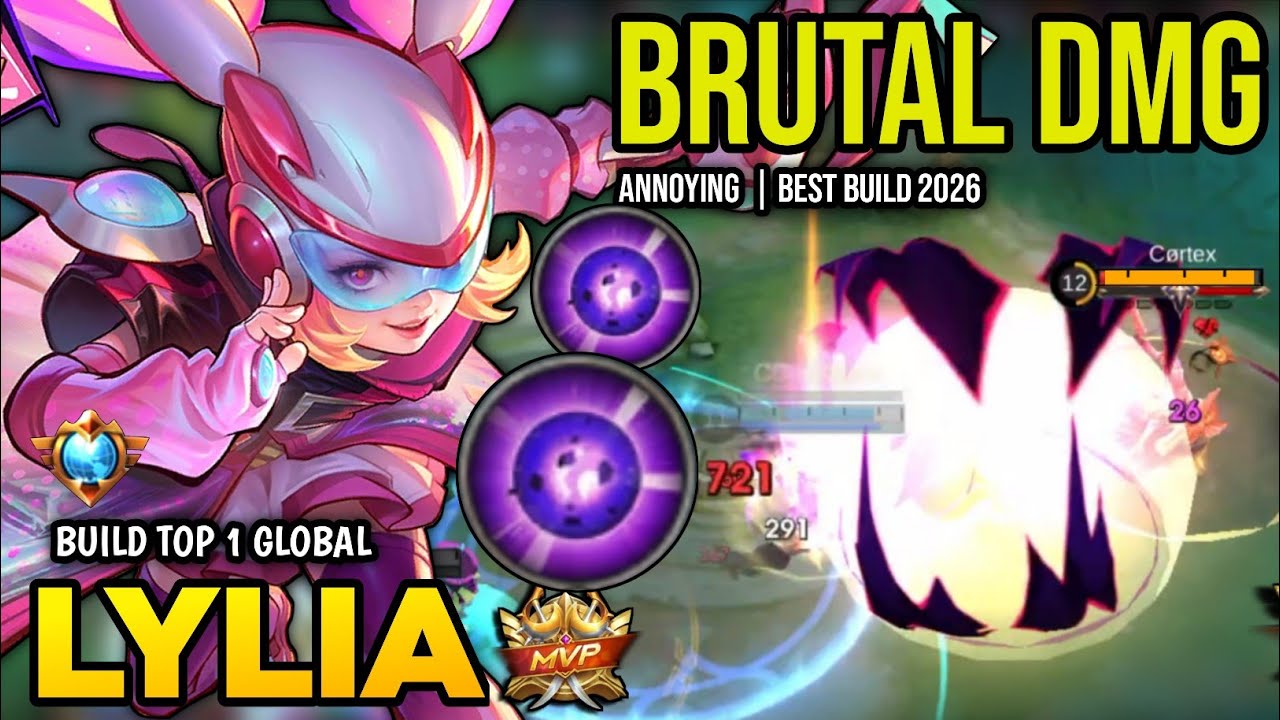 LYLIA BEST BUILD 2026 | BUILD TOP 1 GLOBAL LYLIA GAMEPLAY | MOBILE LEGENDS✓
