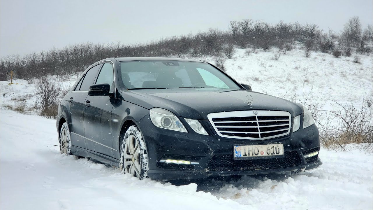 Что может 4matic в снегу?! Лучше чем quattro?? Mercedes E class w212