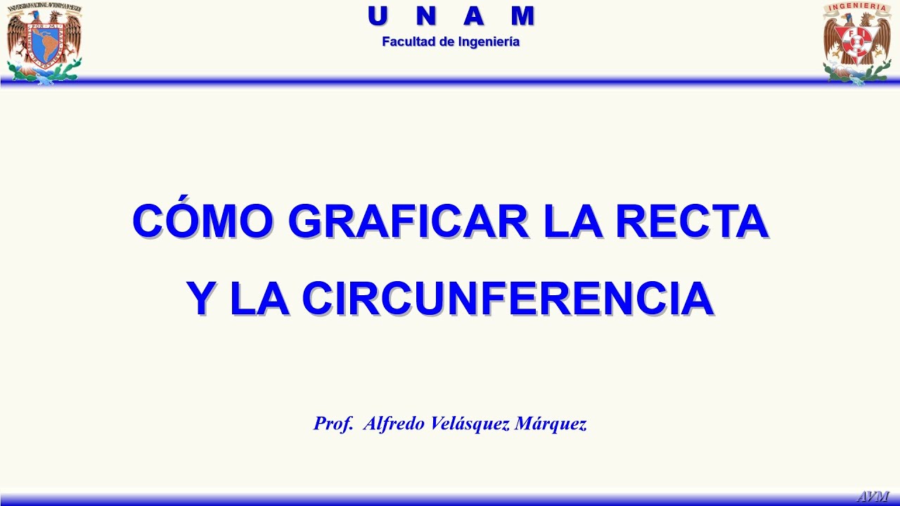 Cómo Graficar la Recta y la Circunferencia
