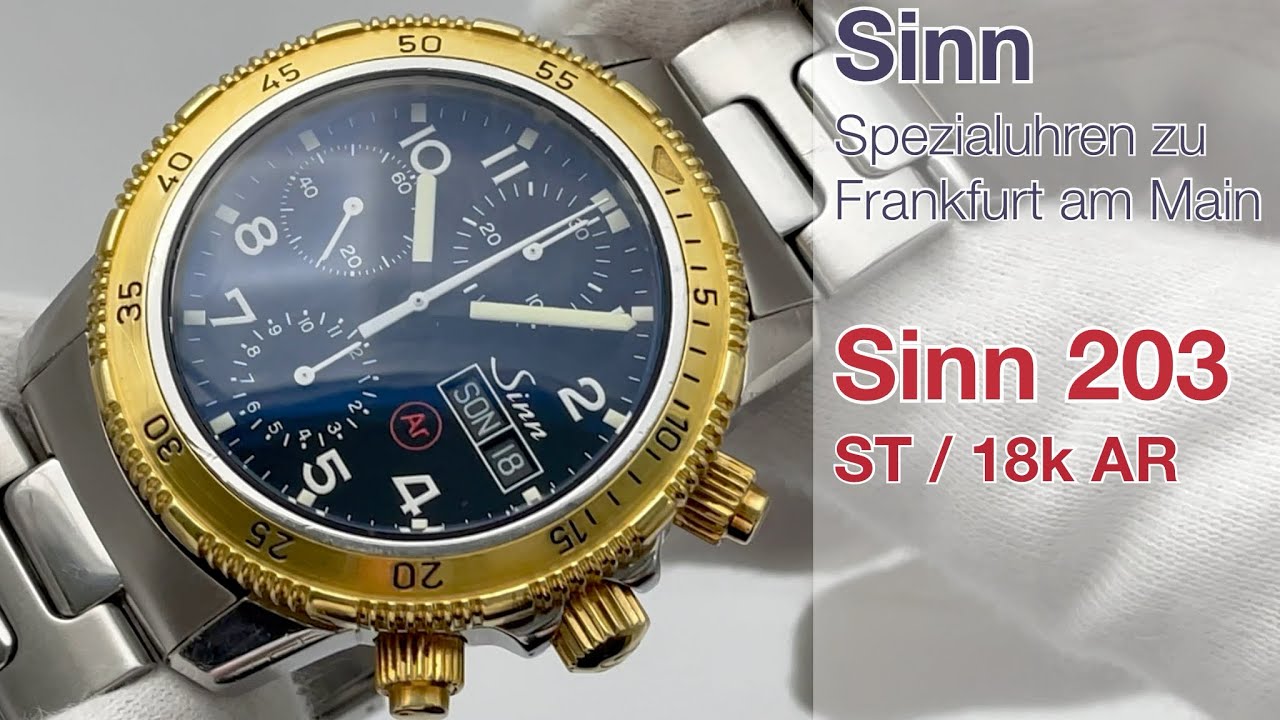 Sinn 203 ST 18k AR