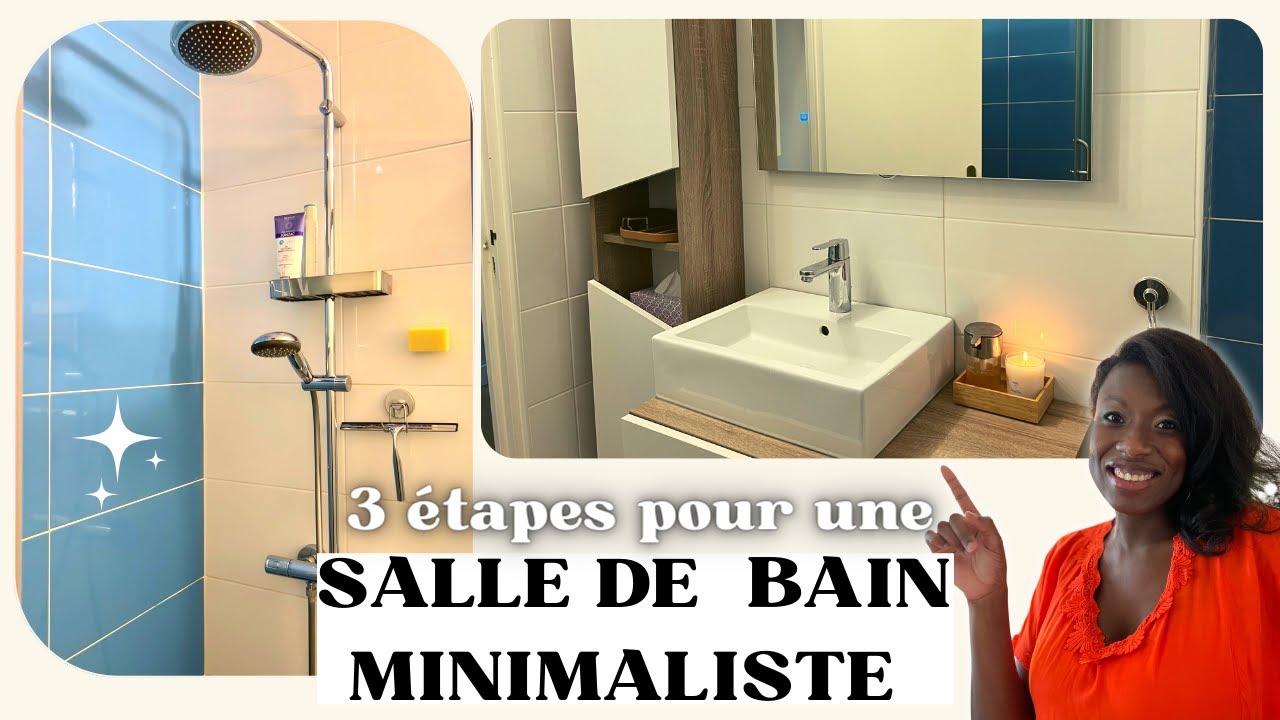 Ma salle de bain minimaliste : adieu le chaos, bonjour la paix ✨