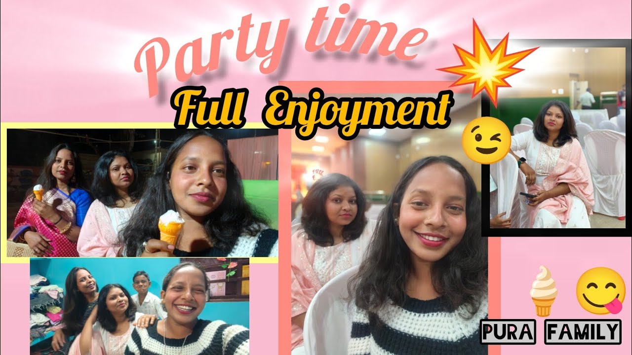 Party time ☺️🍦🙂😋#anjutudu 