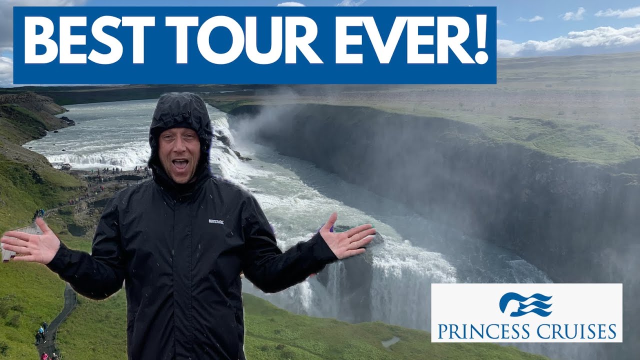 Our GOLDEN CIRCLE tour in REYKJAVIK on ENCHANTED PRINCESS - DAY 11 VLOG