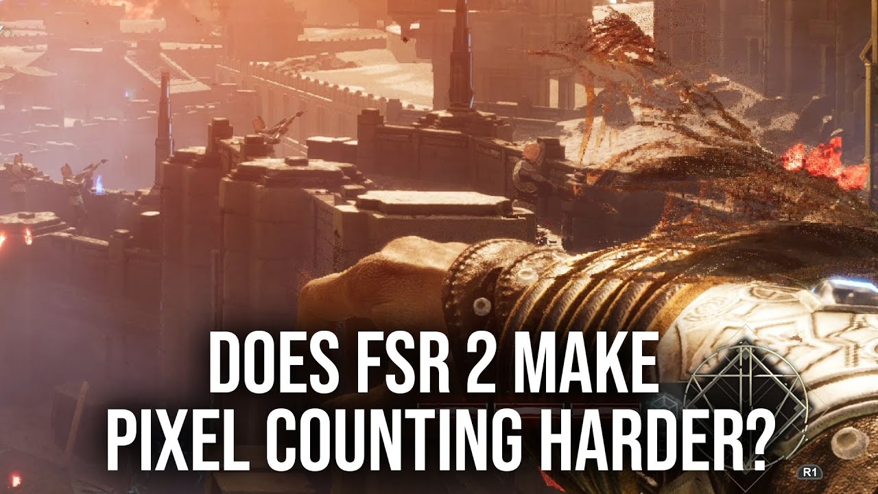 Does FSR 2 Upscaling Make Pixel Counting More Difficult?