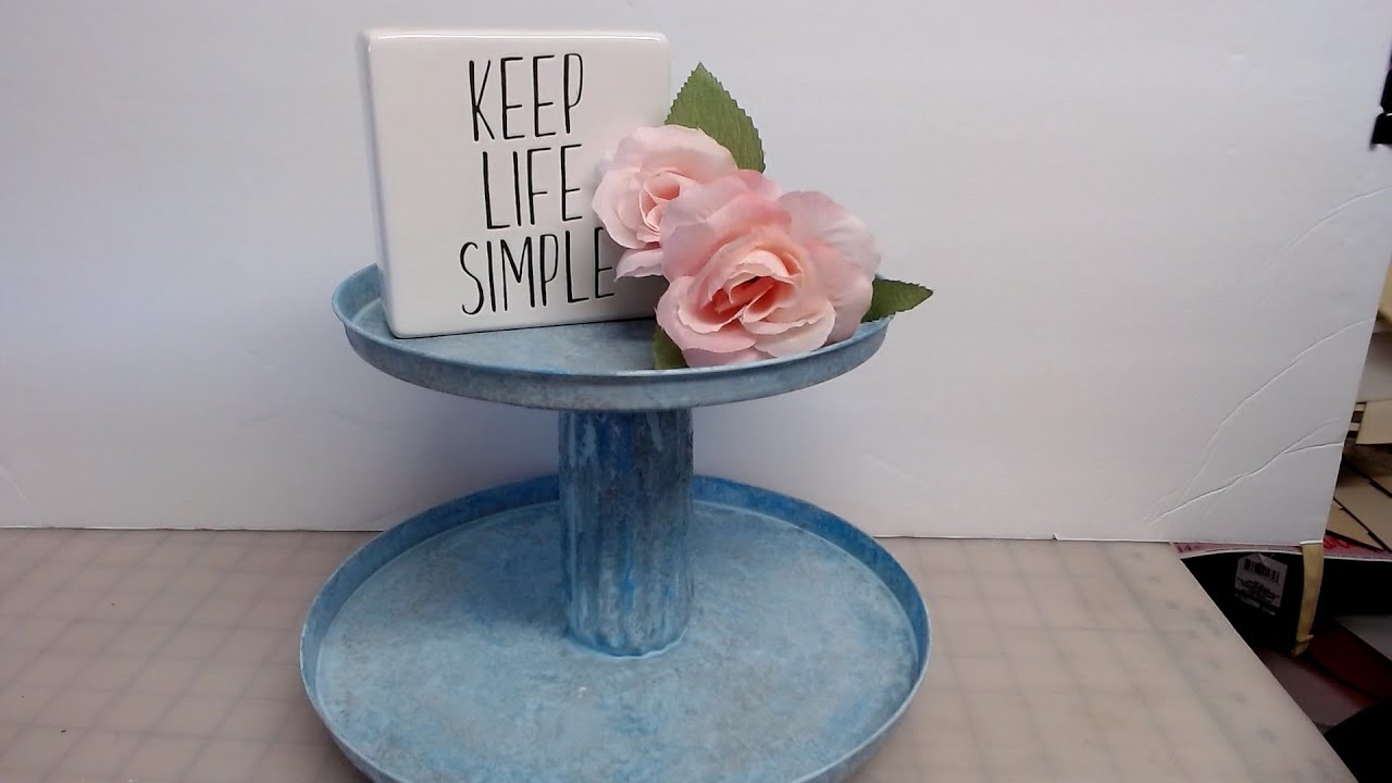 Dollar Tree DIY Burner Cover Tiered Tray