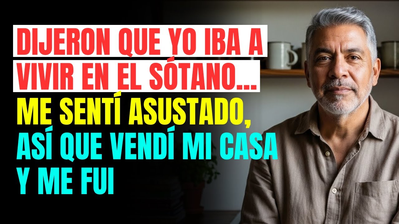 Dijeron que yo iba a vivir en el SÓTANO... me sentí ASUSTADO, así que VENDÍ MI CASA Y ME FUI.