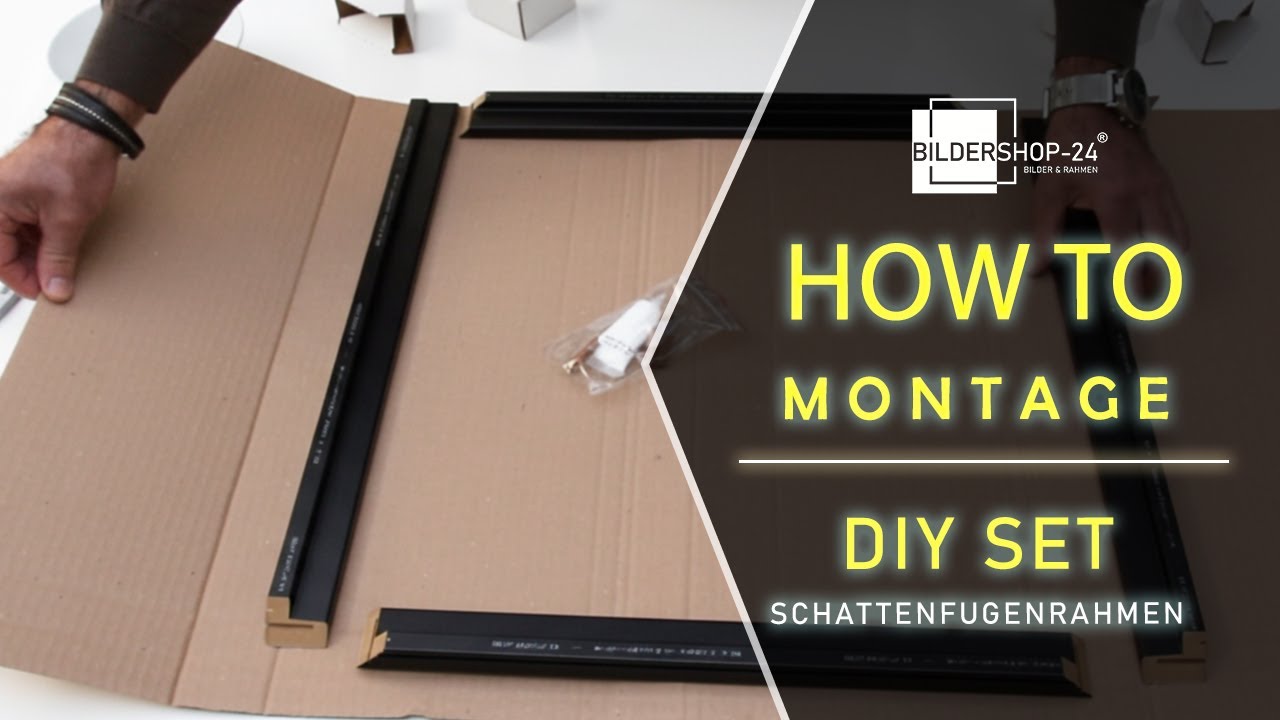 HOW TO: XXL Schattenfugenrahmen Montage DIY-Set