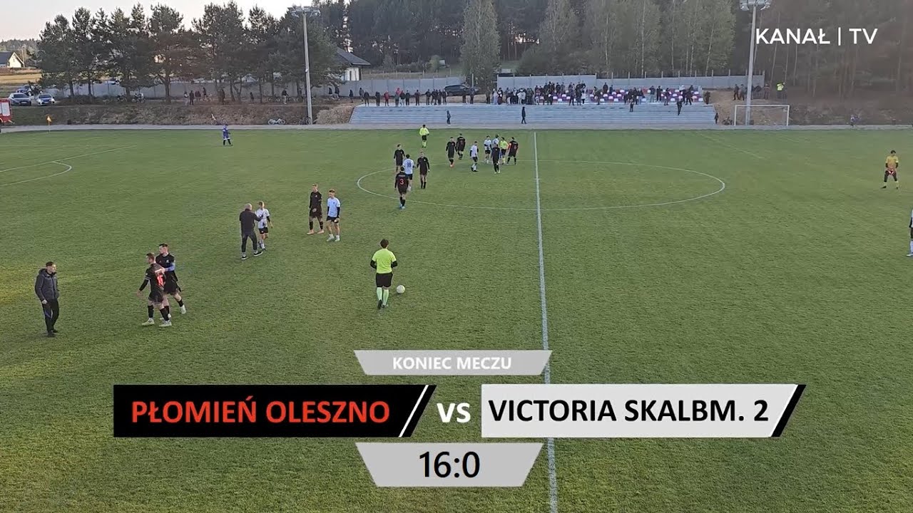 SKRÓT: Płomień Oleszno vs Victoria Skalbmierz II 16:0