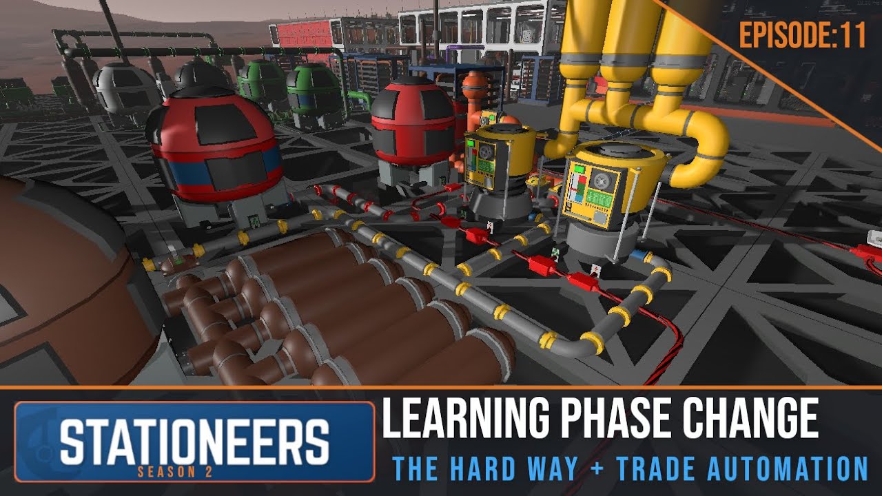 Learning Phase Change the Hard Way + Landing Pad Automation & Day 365 | Stationeers Episode 11