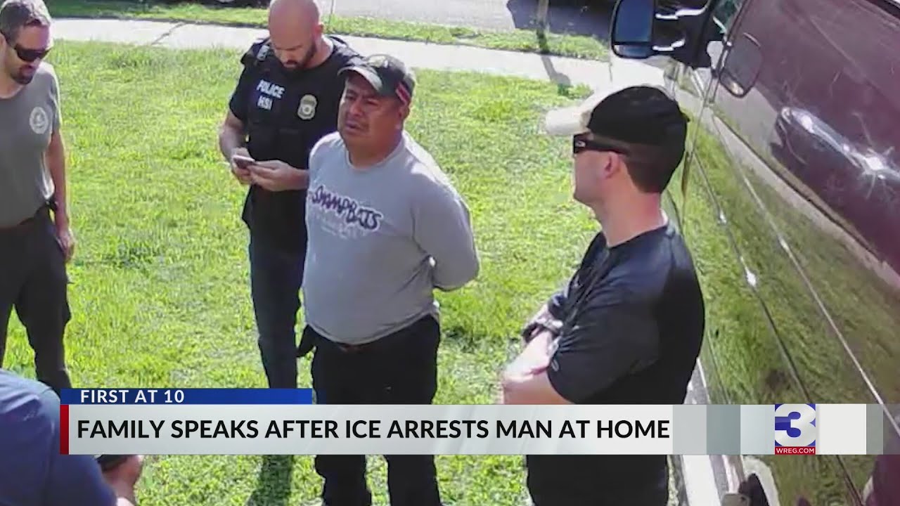 Father arrested by ICE agents outside his home