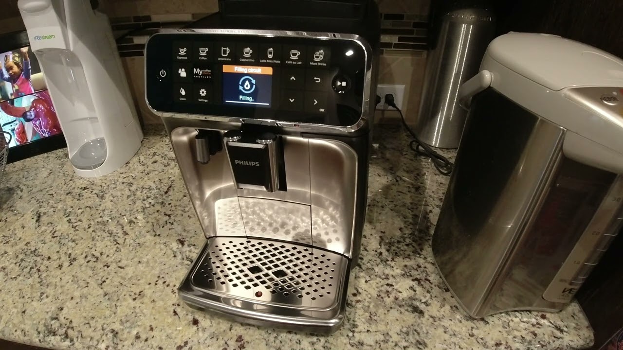Устранение ошибки 5 — Внутри кофемашины Philips 4300 Super Automatic Espresso скопился воздух