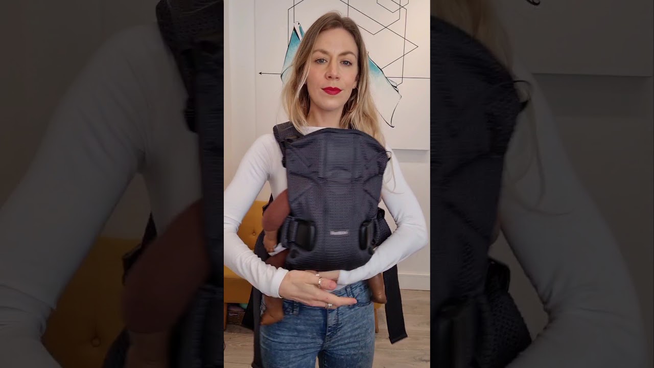 How to Adjust your BabyBj&ouml;rn Carrier One to make it comfier and stop your back ache!
