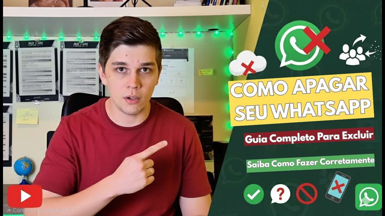 COMO APAGAR Conta do WhatsApp (E TUDO O QUE VOCÊ VAI PERDER!)