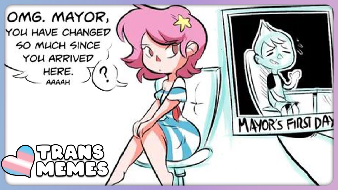 TRANS memes to vibe to 🏳️‍⚧️ Trans Wolf Witch 🐺 VTuber React ✨ r/traaa2 r/egg_irl