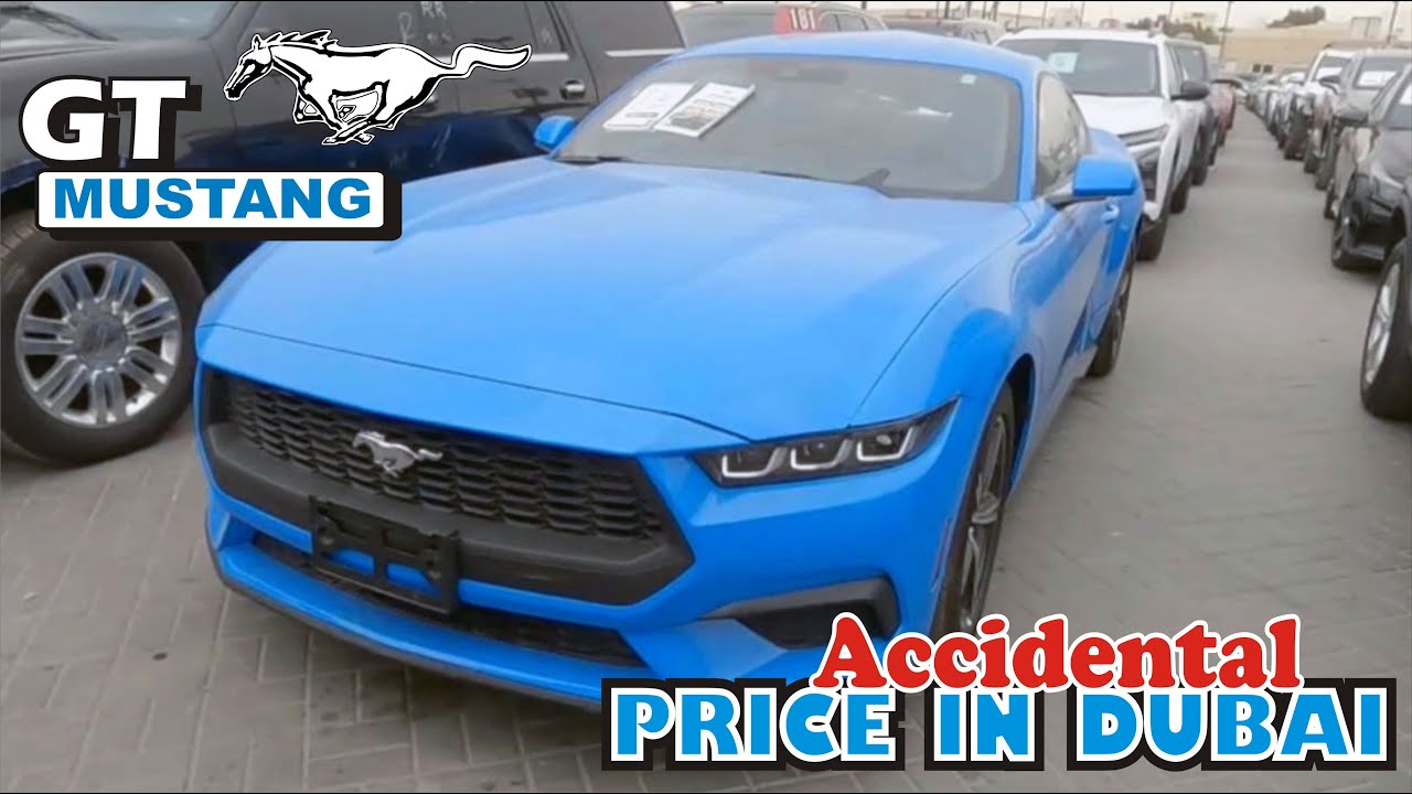 Dubai Accidental  Mustang And Dodge's Price In Sharjah Cars Auction | The IndoDubai Travellers