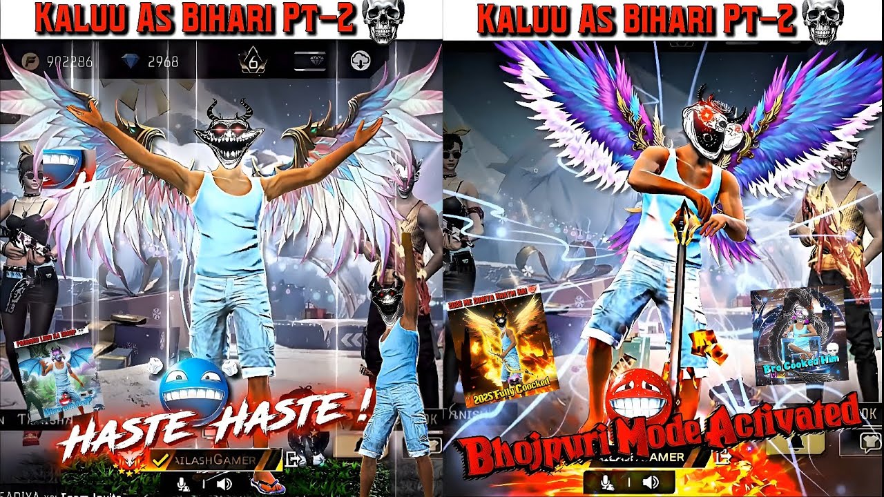 😎 Kaluu as a Bihari [Part-2] ☠️ wait for bhojpuri Mode 🌚Kaluuu 🗿