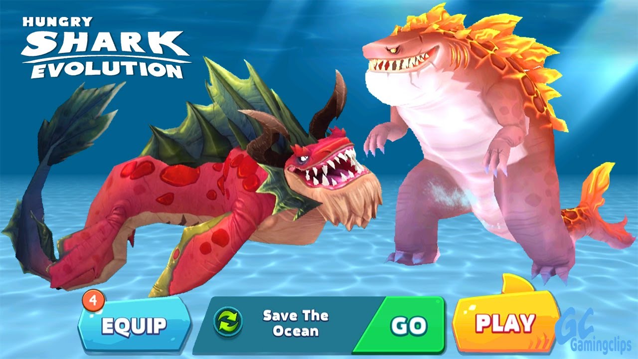 SHARKNAROK vs MAGMAJIRA in Hungry Shark Evolution