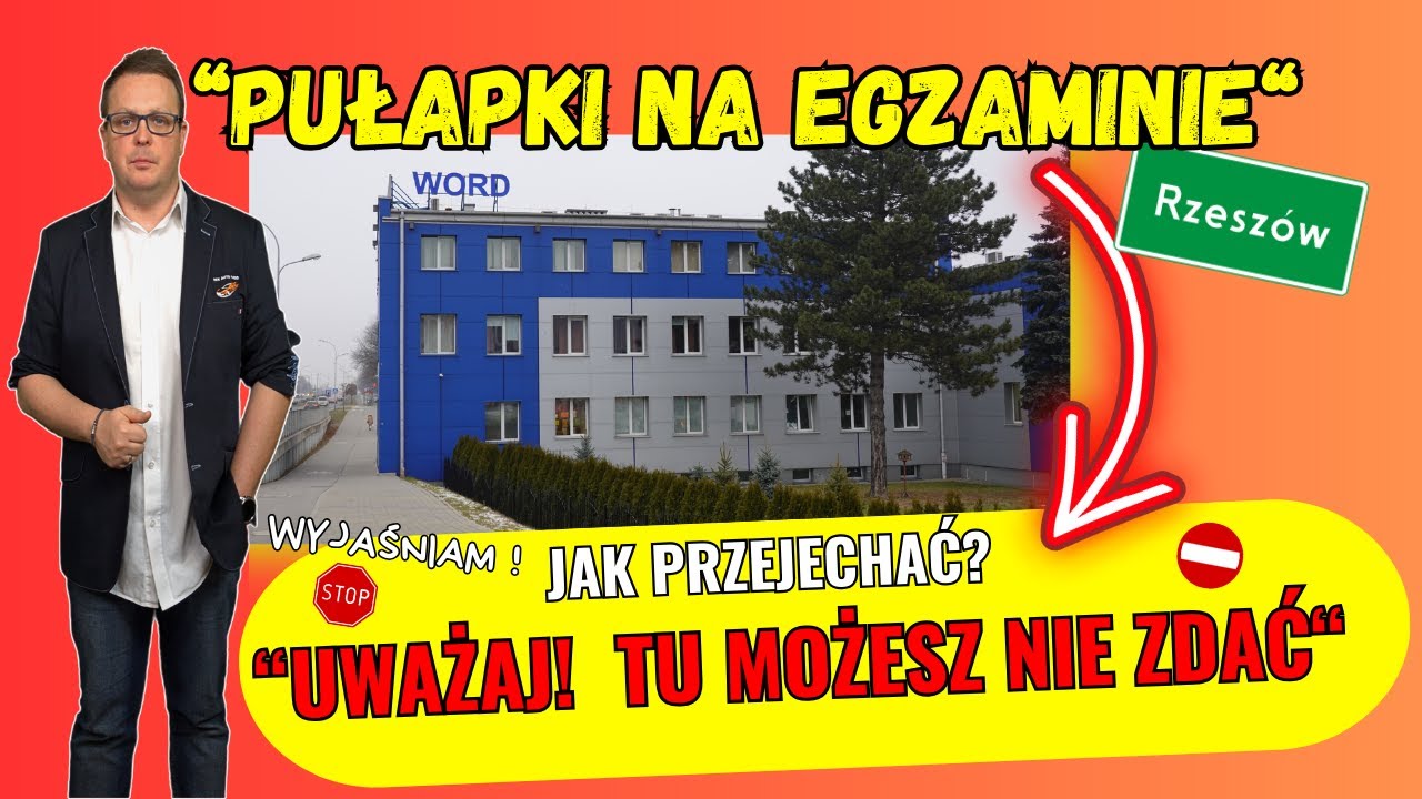 PUŁAPKI na EGZAMINIE na PRAWO JAZDY Rzeszów