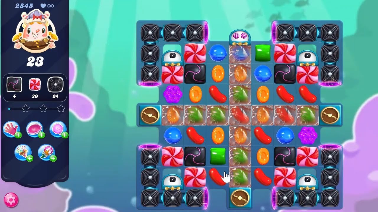 Candy Crush Saga LEVEL 2845 NO BOOSTERS (new version)