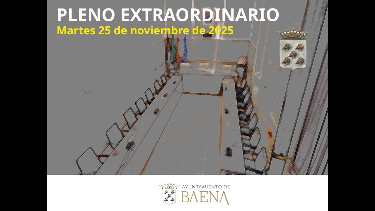 Pleno Extraordinario 25/11/2025
