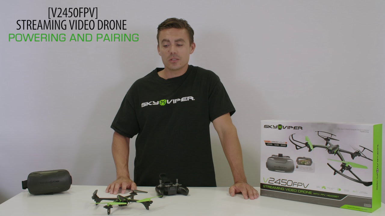 How to Power and Pair your Sky Viper V2450FPV Drone