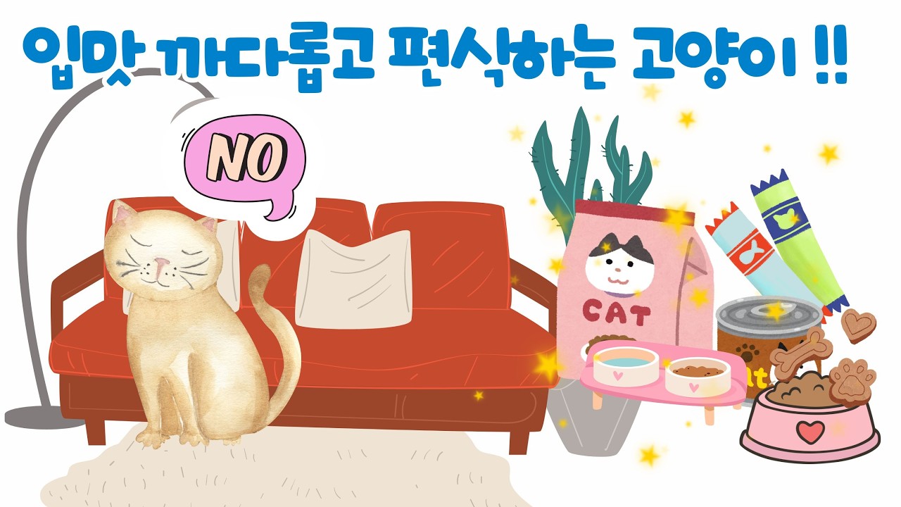 입맛 까다롭고 편식하는 고양이 예방과 개선 방법!