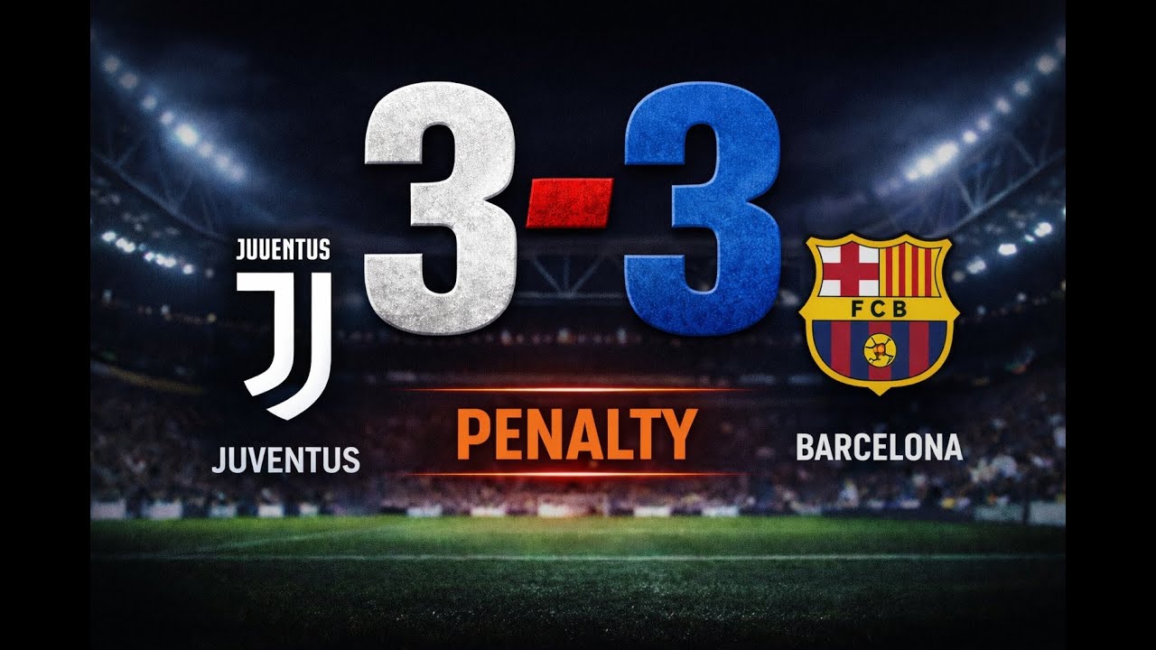 Last-Minute Chaos | Juventus vs Barcelona | Full Match + Penalties