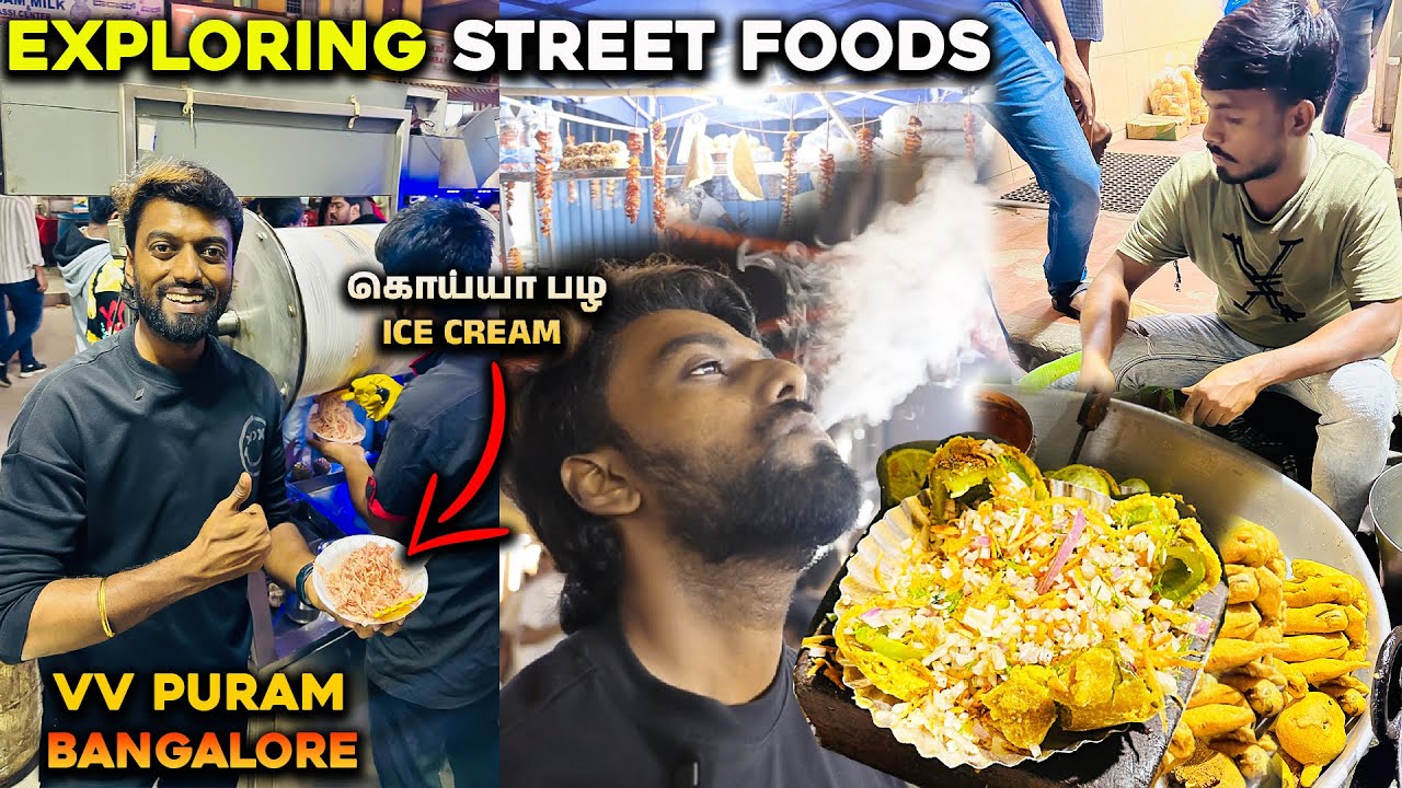 Biggest !! Night Street Food Spot VV Puram - Bangalore