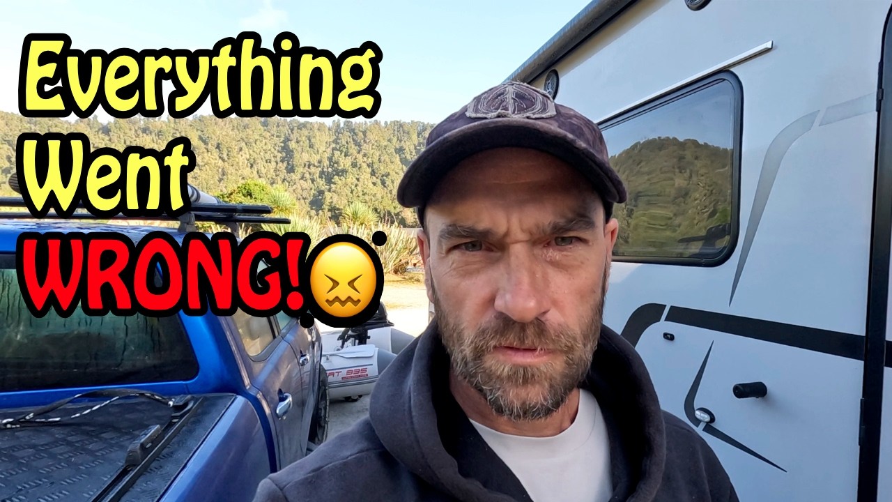 Camping & Fishing Gone WRONG - Our Worst Luck EVER! #westcoastnz