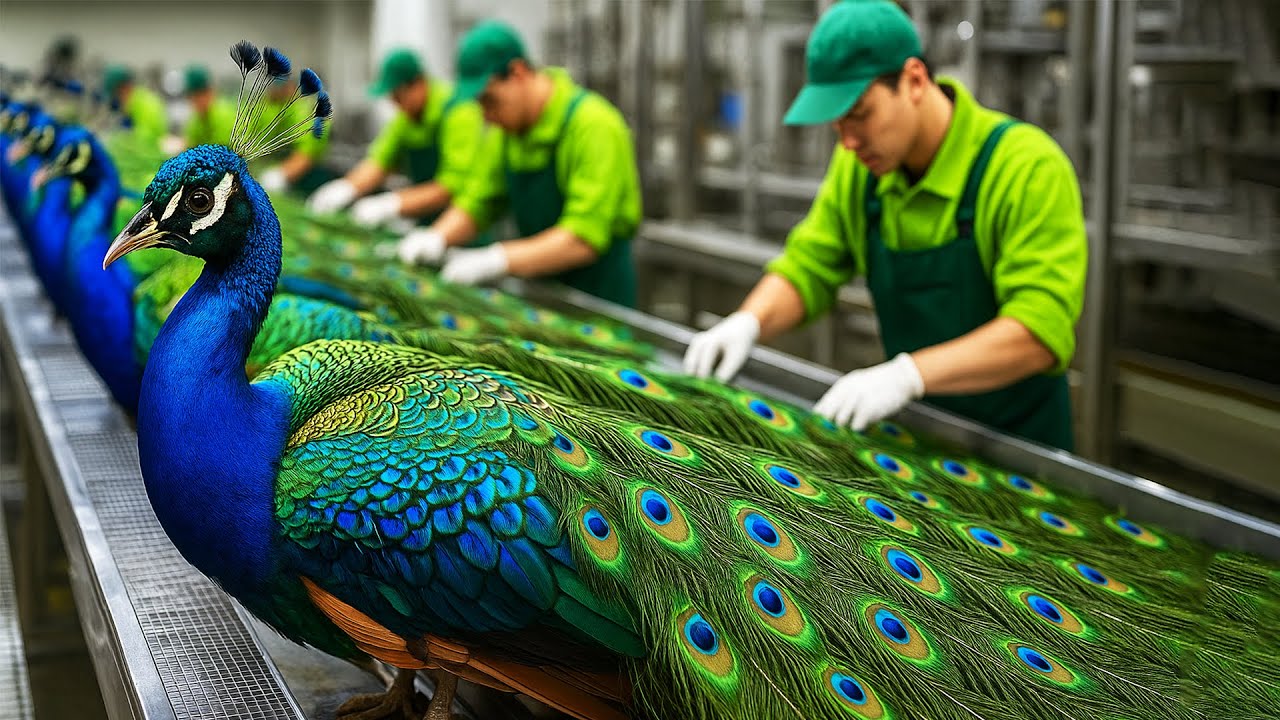 &Eacute;levage de Paons en Chine : Le Secret du Plus Bel Oiseau Qui Rapporte Gros !