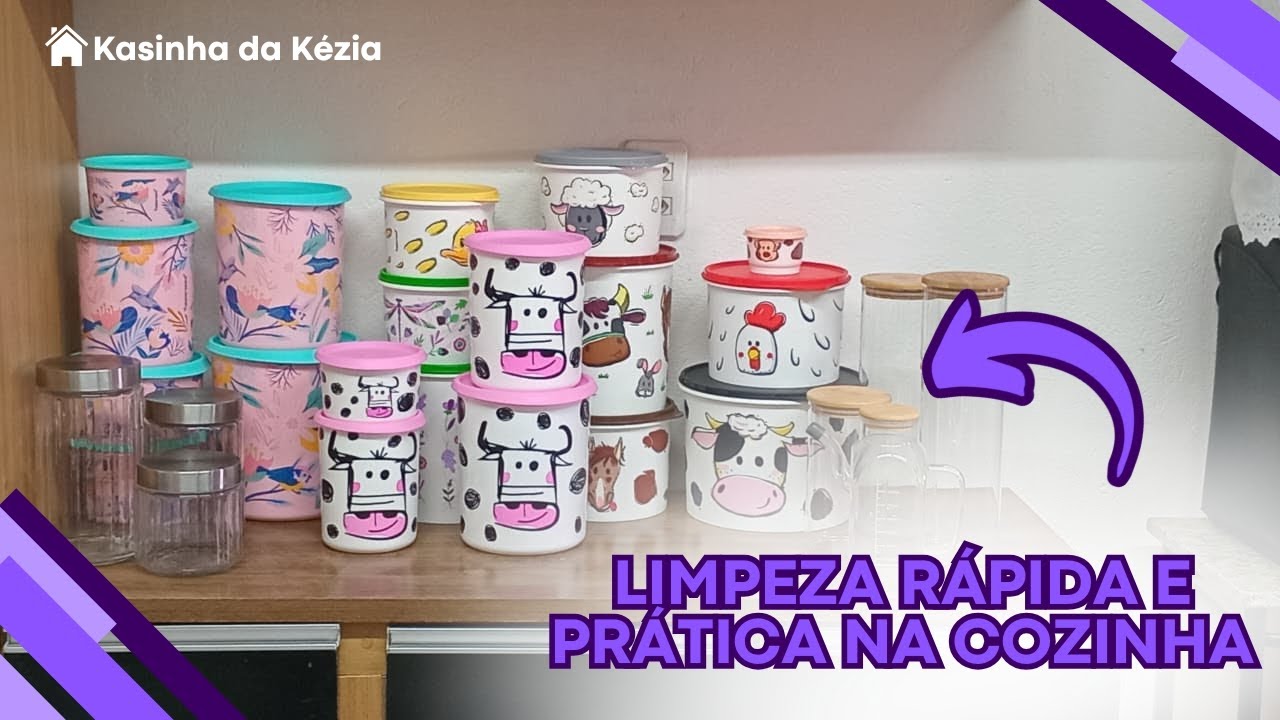LIMPEZA RÁPIDA E PRÁTICA NA COZINHA - Kasinha da Kézia