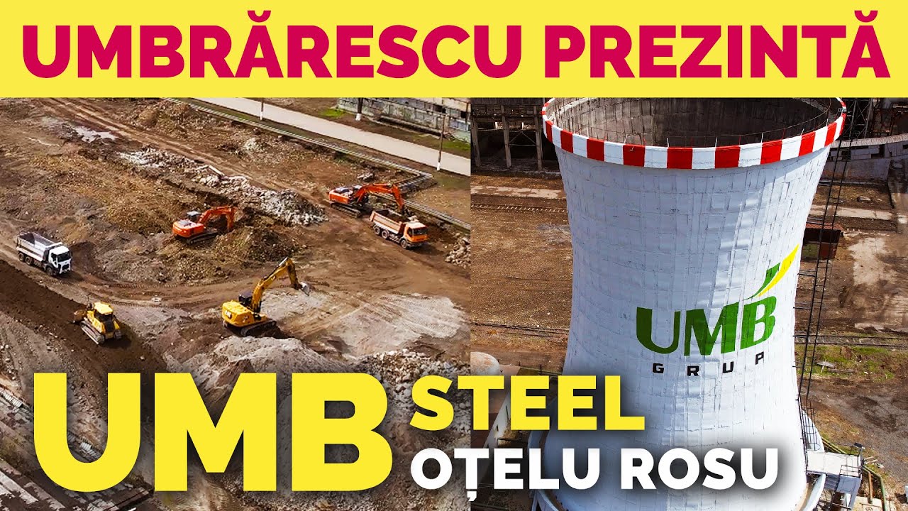 UMBRĂRESCU, stadiul lucrărilor la UMB Steel. Schimbări URIAȘE la Oțelu Roșu!