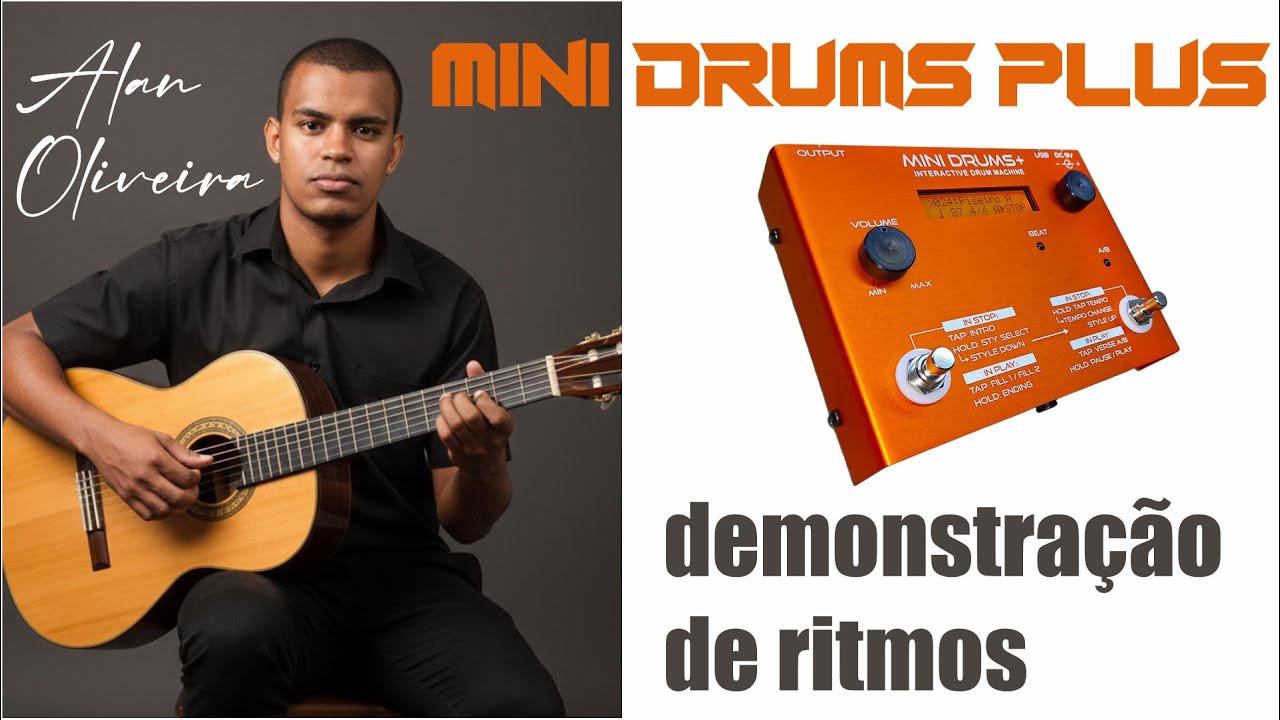 Minidrums plus - demonstração Alan Oliveira