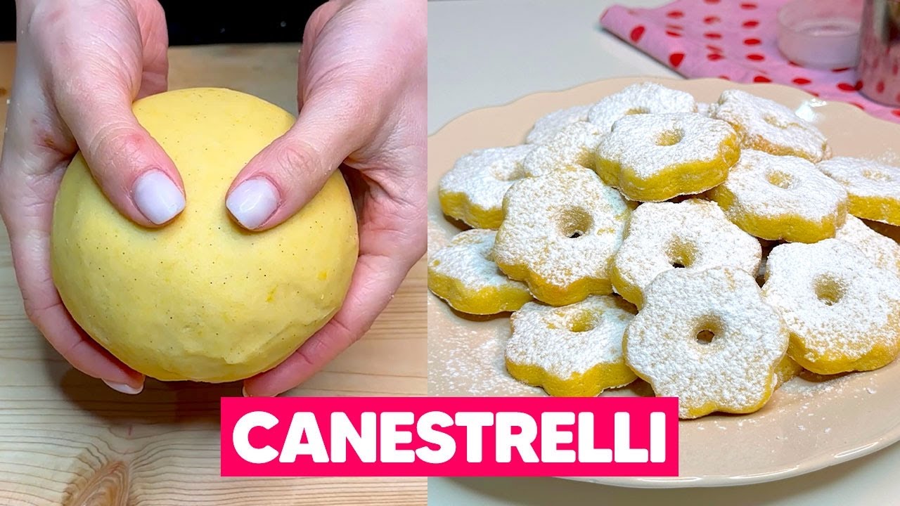 Biscotti CANESTRELLI fatti in casa: deliziosi e friabili con la RICETTA ORIGINALE!