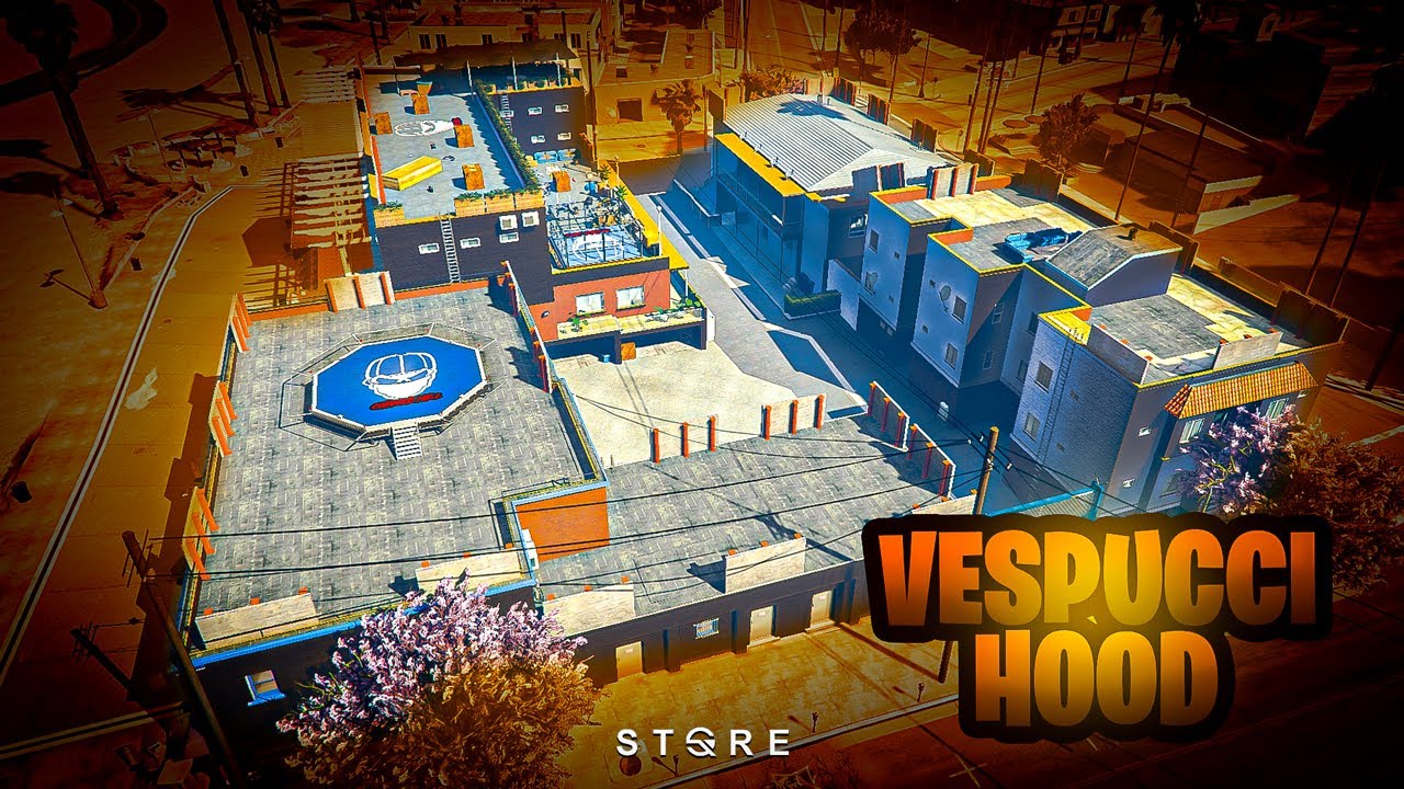 [MAP] Vespucci Gang Hood FiveM GTA 5 RP + Interior