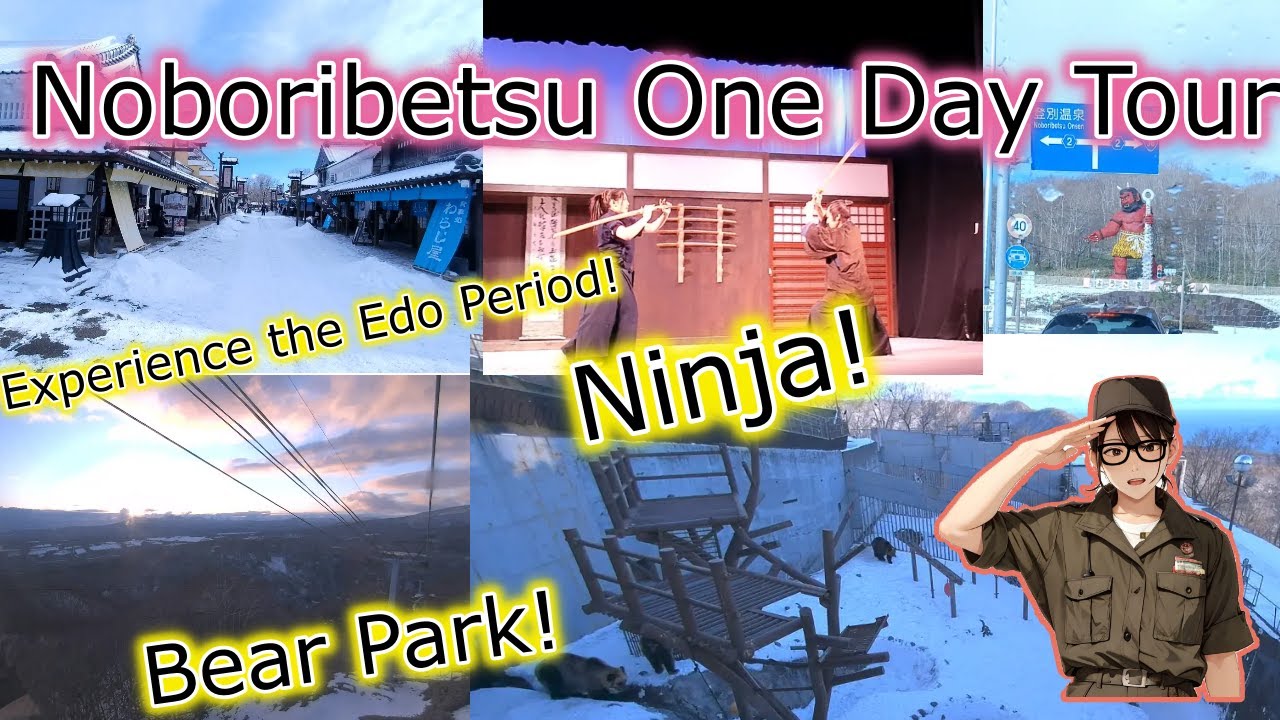 Noboribetsu Day Trip | Edo Village & Bear Park Experience