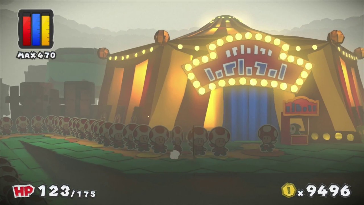 Paper Mario: Color Splash - Bonus - The Long Line of Toads