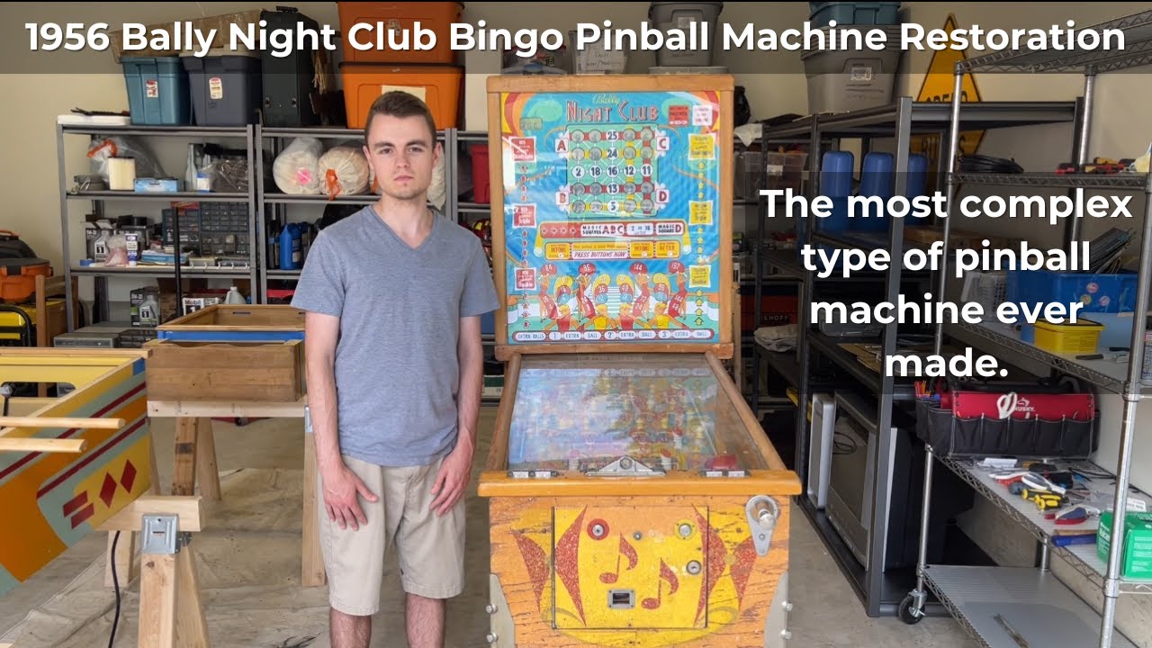 1956 Bally Night Club Bingo Machine - A New Pinball Restoration Series! Part 1